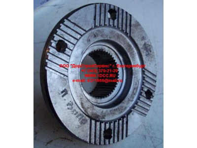 Фланец проходного вала D-165, 4 отв., с насечками, низкий, мелкий шлиц H HOWO (ХОВО) RHAZ9114320205 фото 1 Белгород