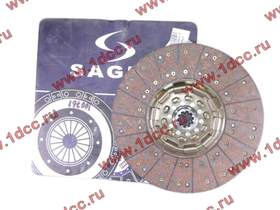 Диск сцепления ведомый 420 мм SAGES H2/H3 HOWO (ХОВО) WG1560161130 фото 1 Белгород